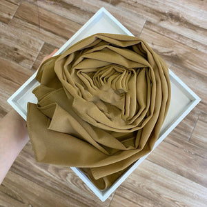 Solid Pearl Chiffon Hijabs