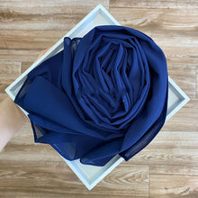 Load image into Gallery viewer, Solid Pearl Chiffon Hijabs
