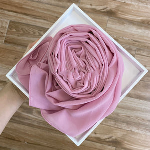 Solid Pearl Chiffon Hijabs